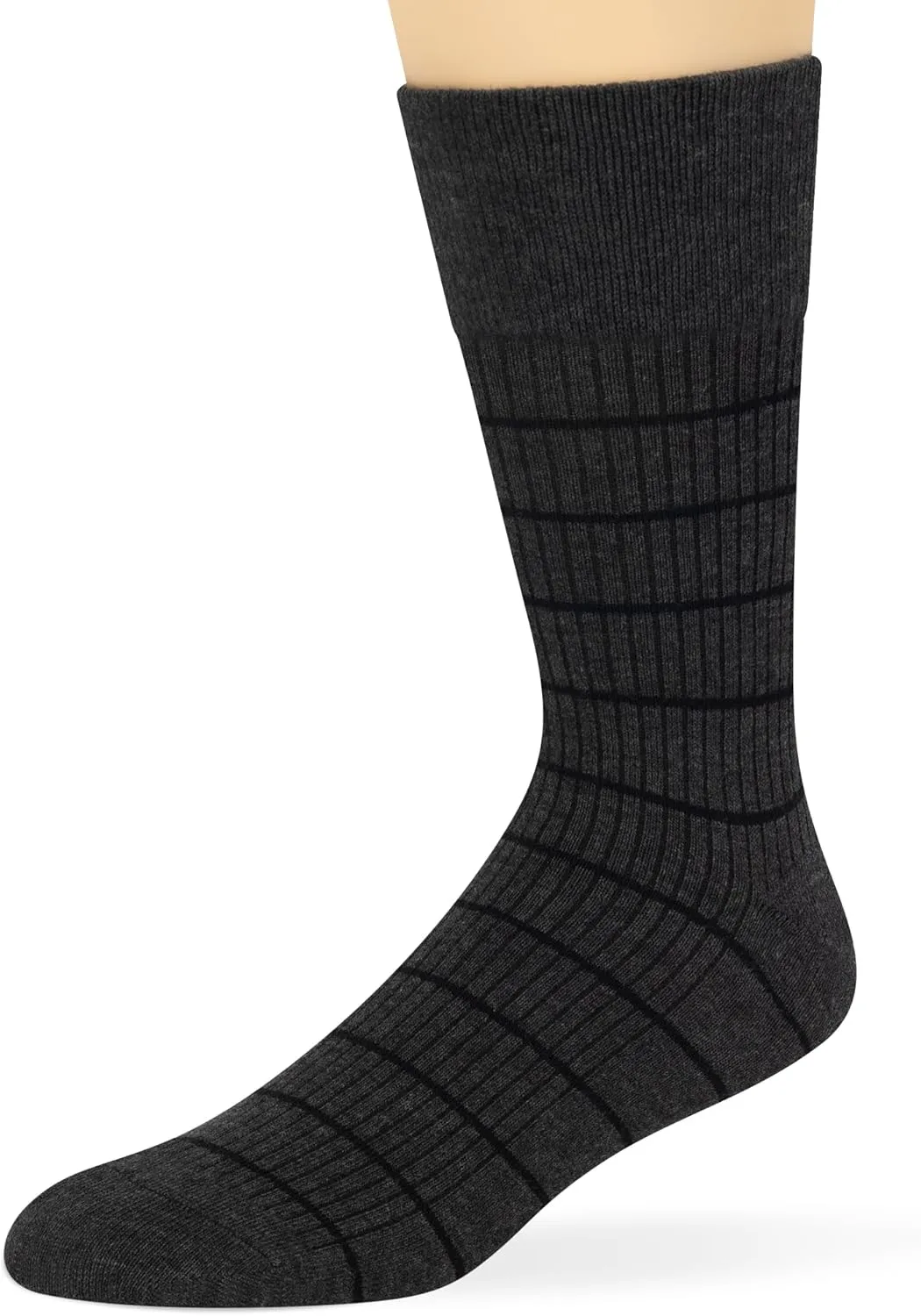 KM Legend Men's Dress Socks Classic Fine Lightweight for Formal and Casual Wear (5 Pair Pack)