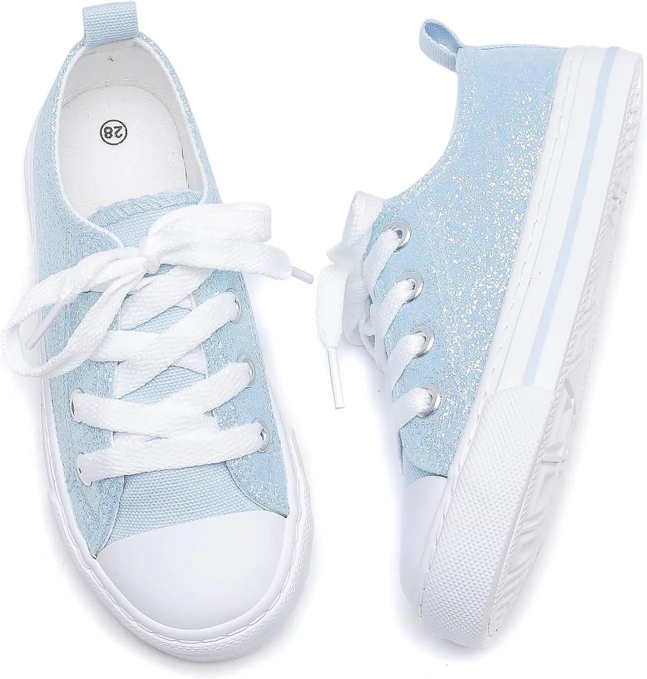 Komfyea Boys and Girls Soft Sole Toddler Little Kids Sneaker Shoes