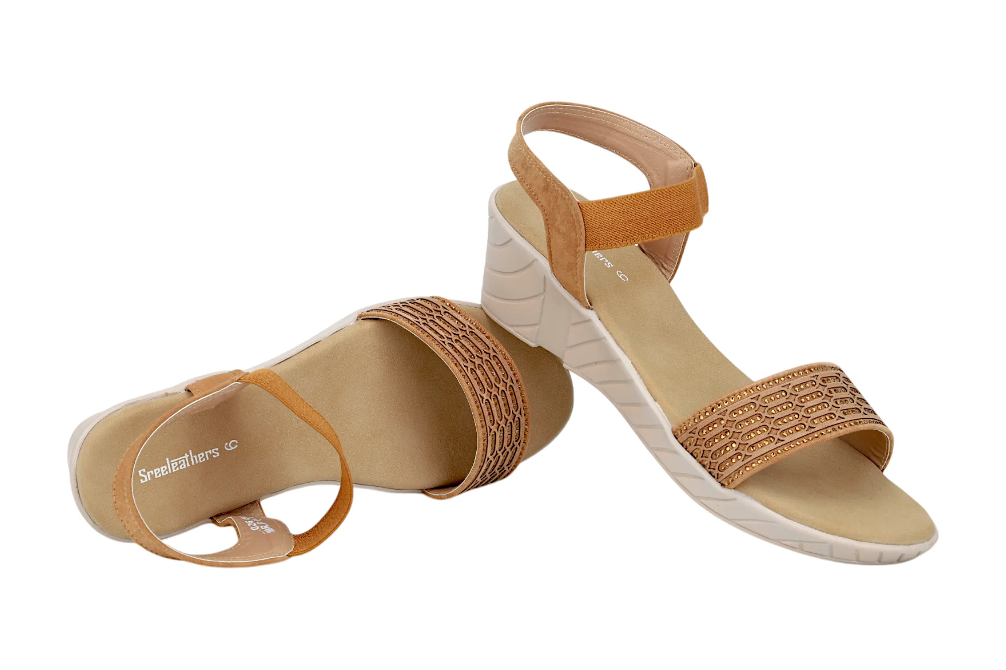 LADIES FANCY HEEL SANDAL 21026