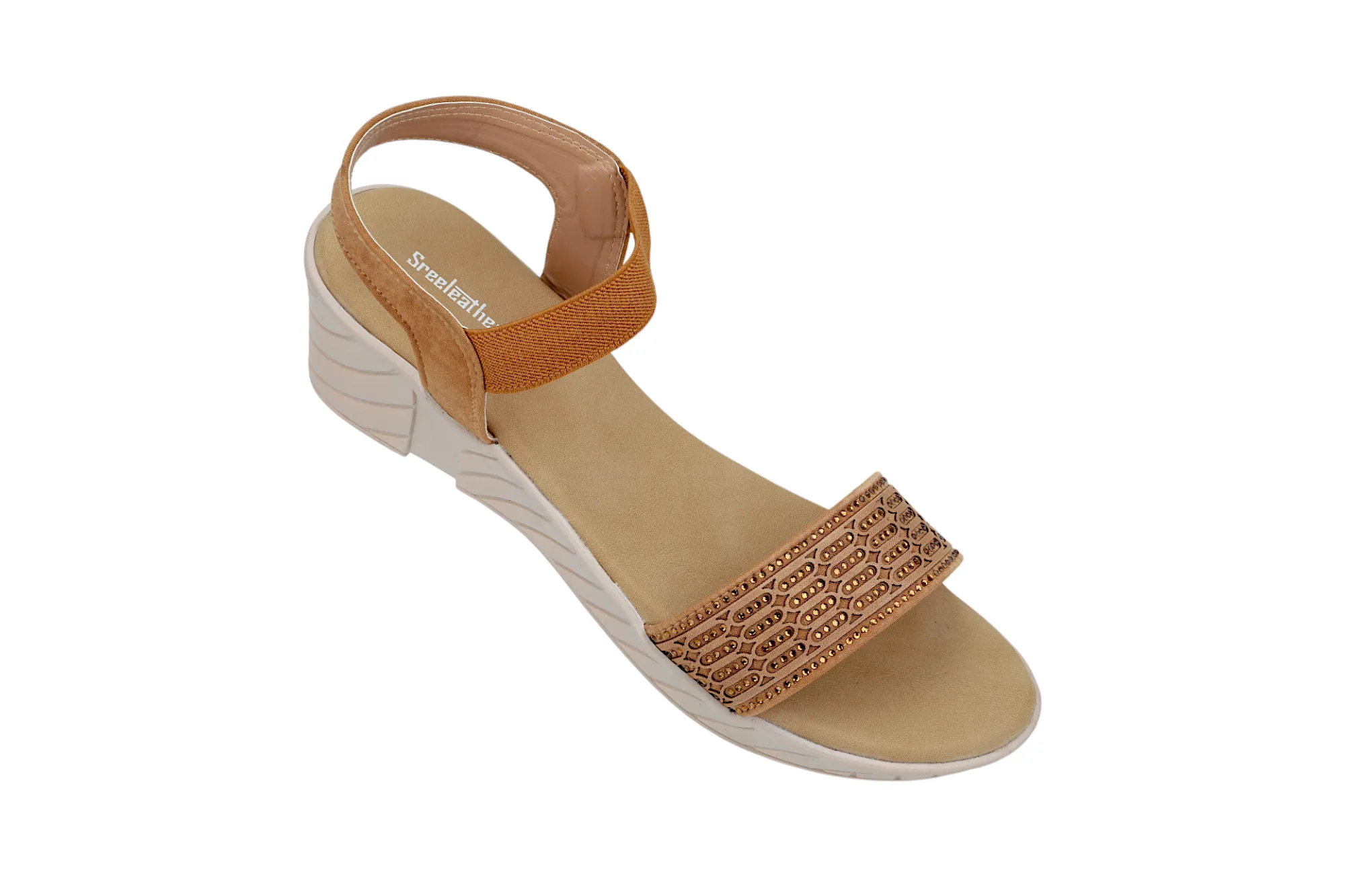 LADIES FANCY HEEL SANDAL 21026