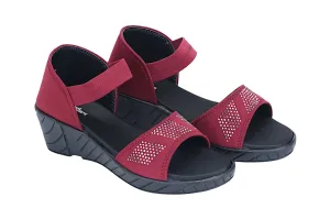Ladies Fancy Heel Sandal 912603