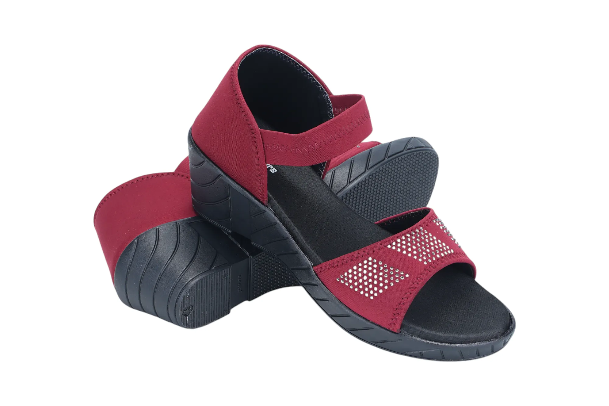 Ladies Fancy Heel Sandal 912603