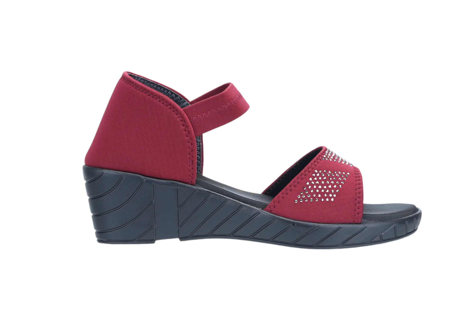 Ladies Fancy Heel Sandal 912603