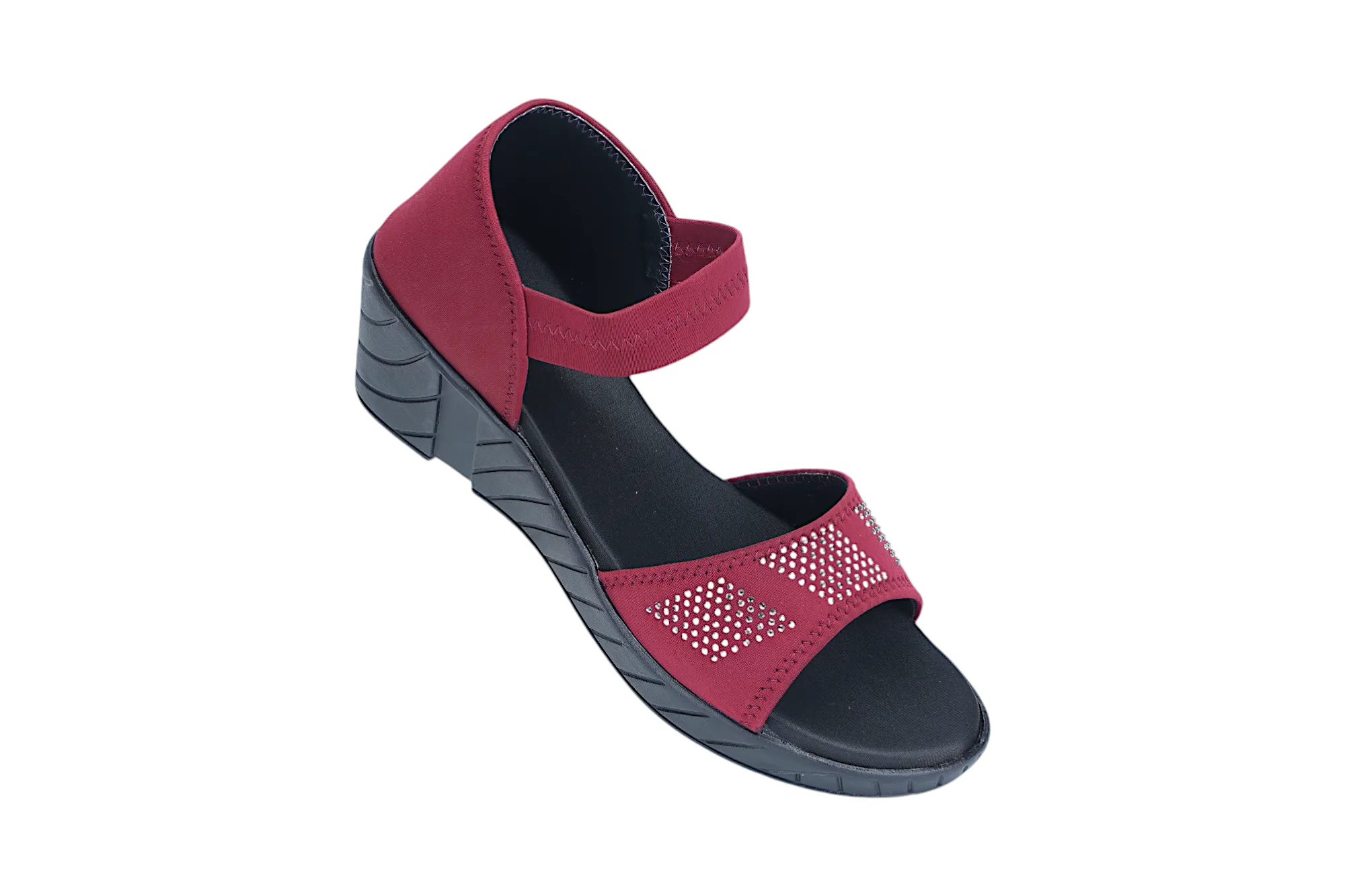 Ladies Fancy Heel Sandal 912603