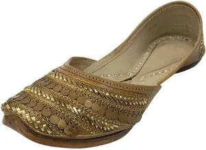 Ladies Pure Leather Antique Punjabi Jutti Ethnic Mojari Handmade Khussa Juti