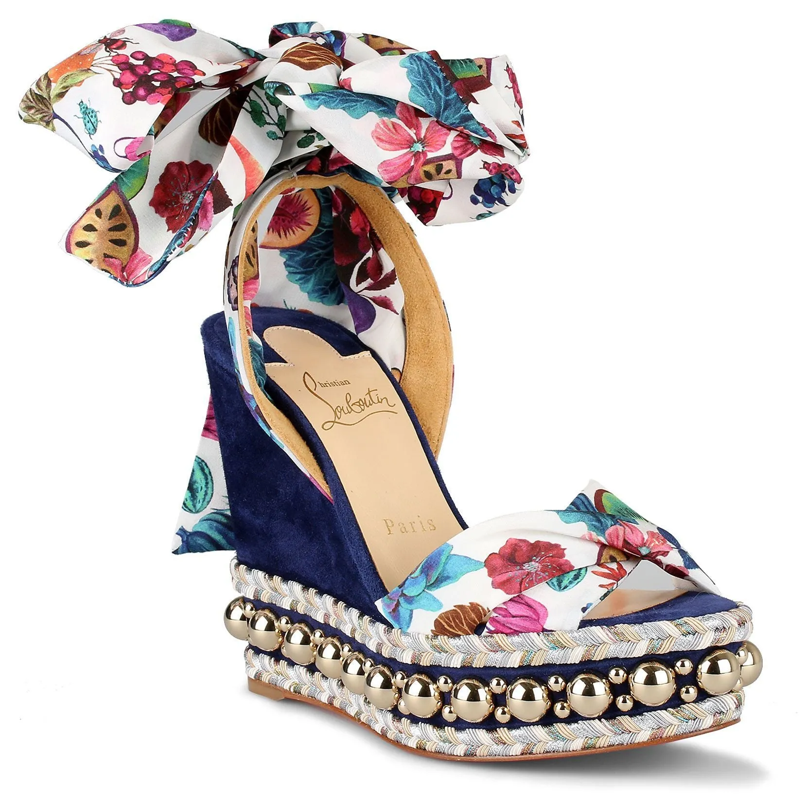 Levantinana 120 blue suede espardrilles