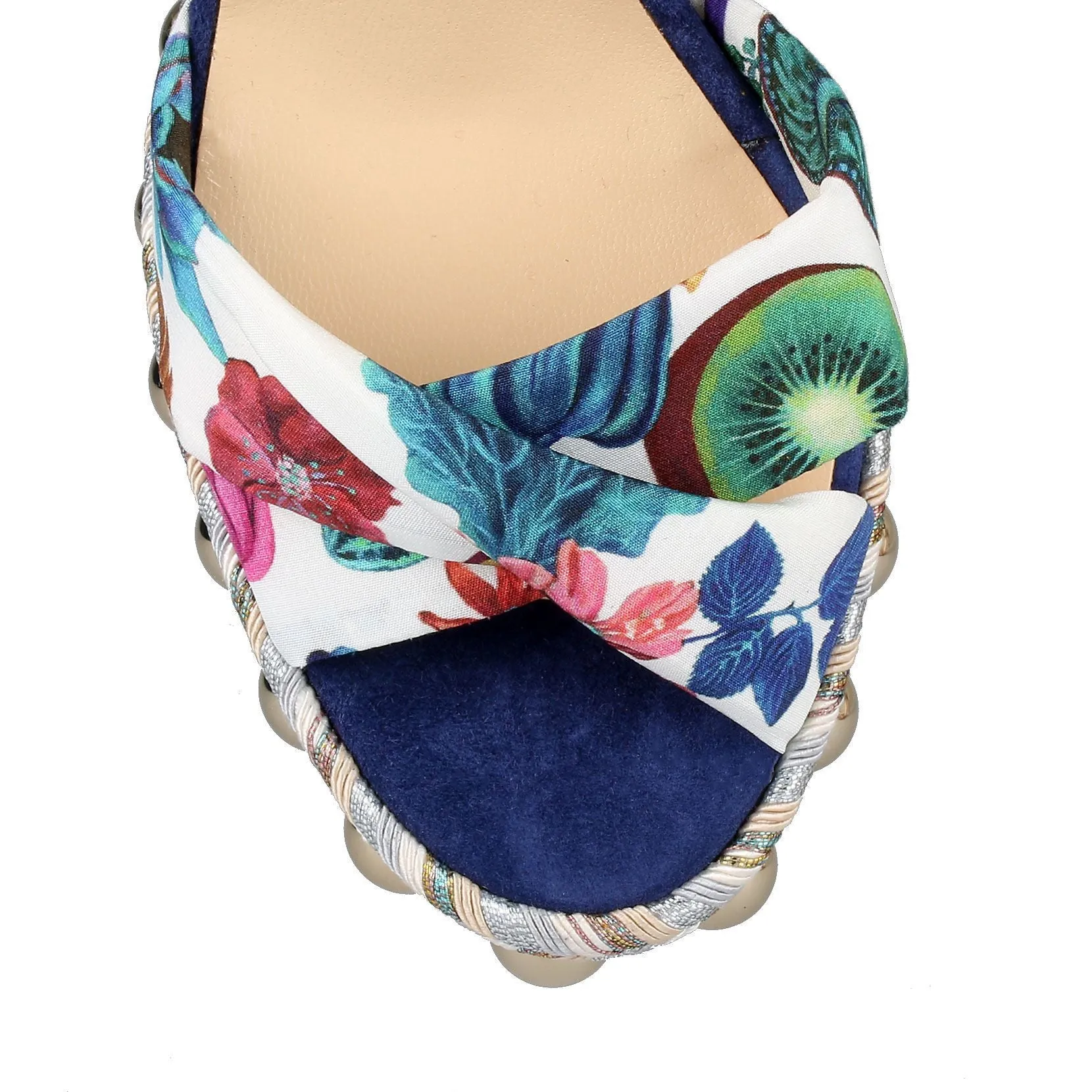 Levantinana 120 blue suede espardrilles