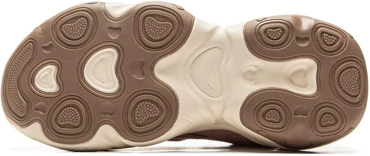 LI-NING MIA 2 Women's Classic Casual Shoes Fashion Thick Soled Height Increasing Leisure Shoes AGCV002