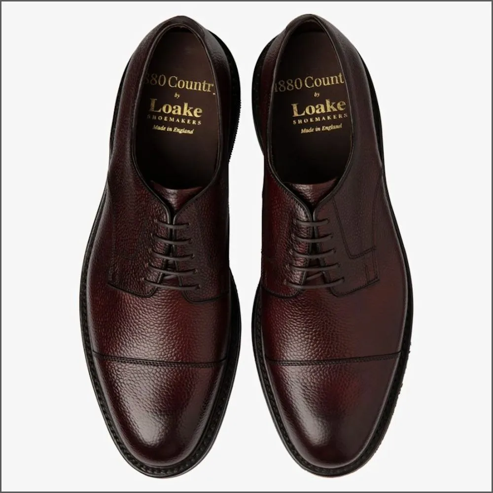 Loake Ampleforth Rosewood Grain Shoe@