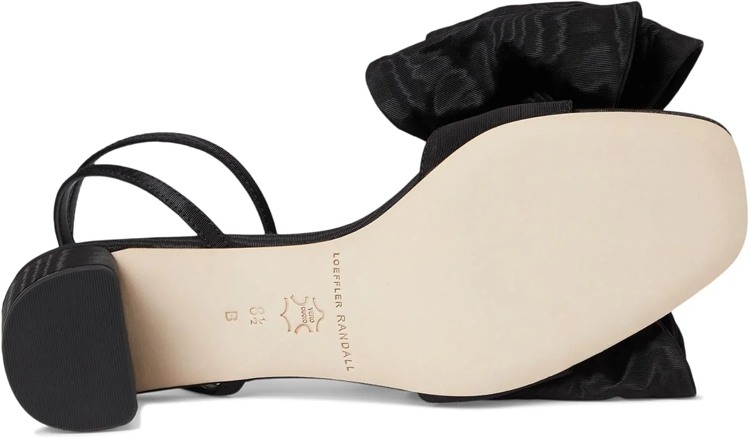 Loeffler Randall Women's Carmen Mid Heel Bow Sandals Pump