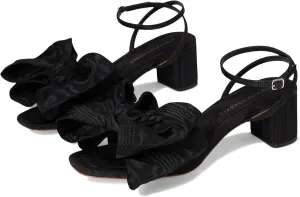 Loeffler Randall Women's Carmen Mid Heel Bow Sandals Pump