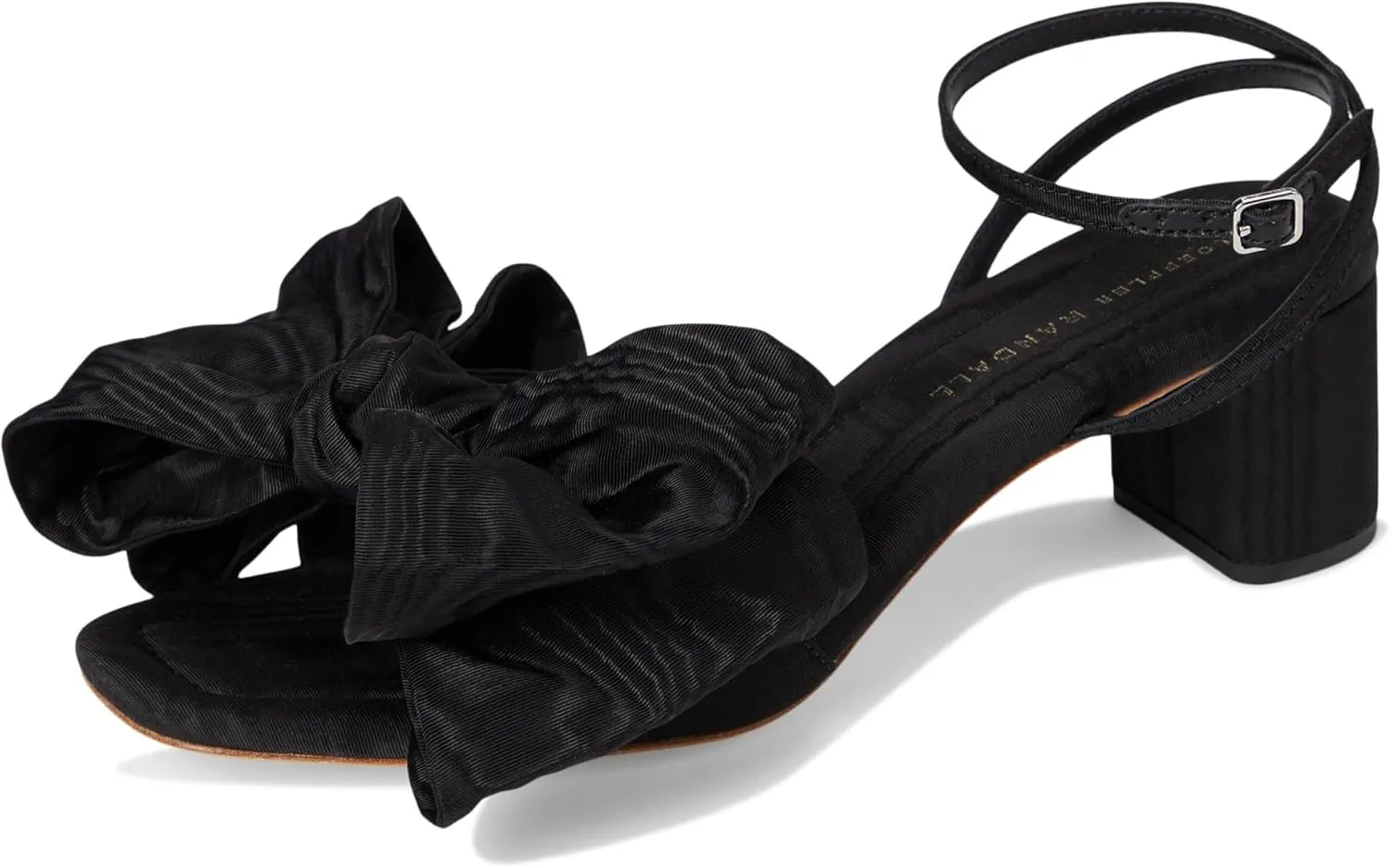 Loeffler Randall Women's Carmen Mid Heel Bow Sandals Pump