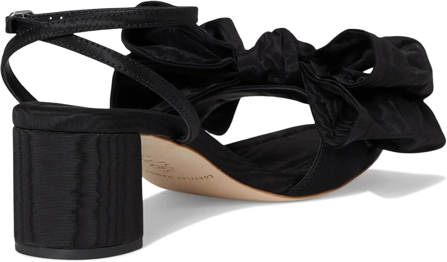 Loeffler Randall Women's Carmen Mid Heel Bow Sandals Pump
