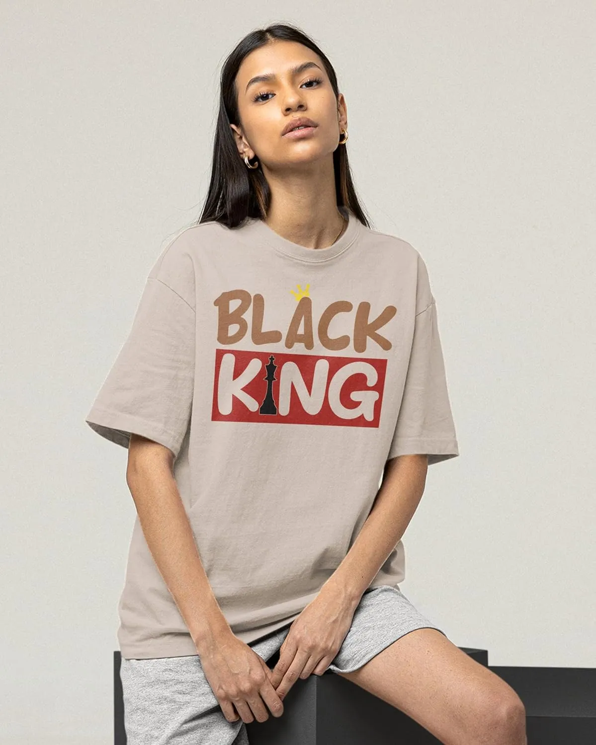Max 1 Big Head Origins Shirt, Black King Chess, Shirts Match Sneakers 2D Sand Sneaker T-Shirt Tee