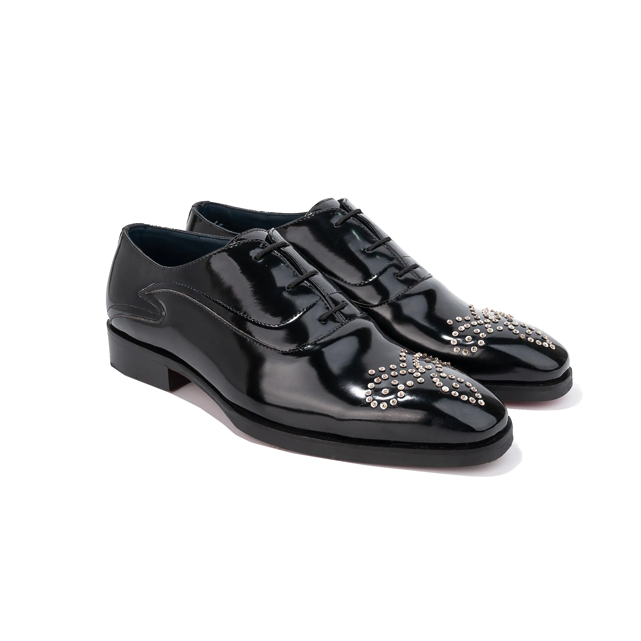 Men Luxury Leather Lace-Up Oxford Shoes