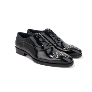Men Luxury Leather Lace-Up Oxford Shoes
