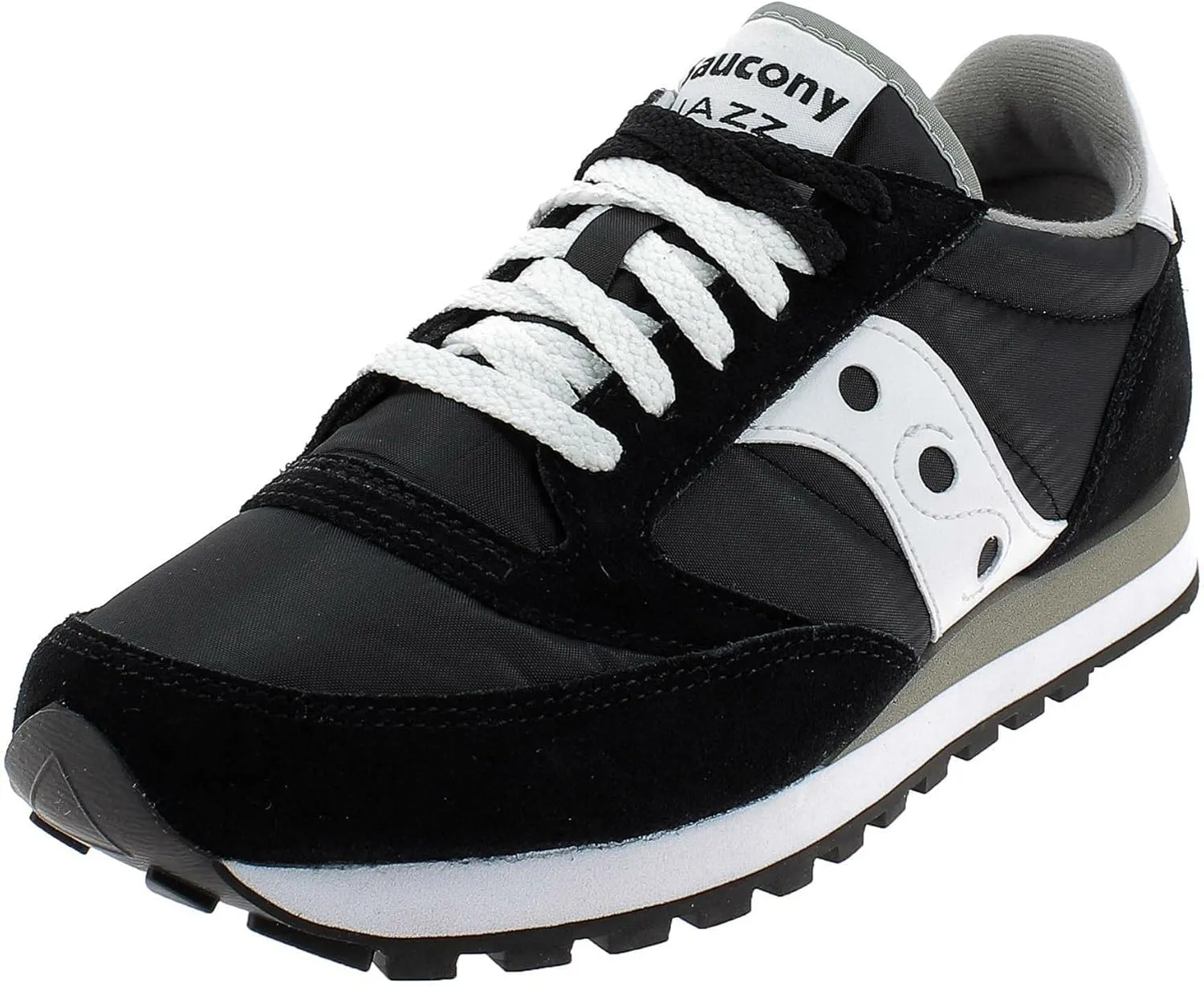 Men's Jazz Original Sneaker, Black/White, 12