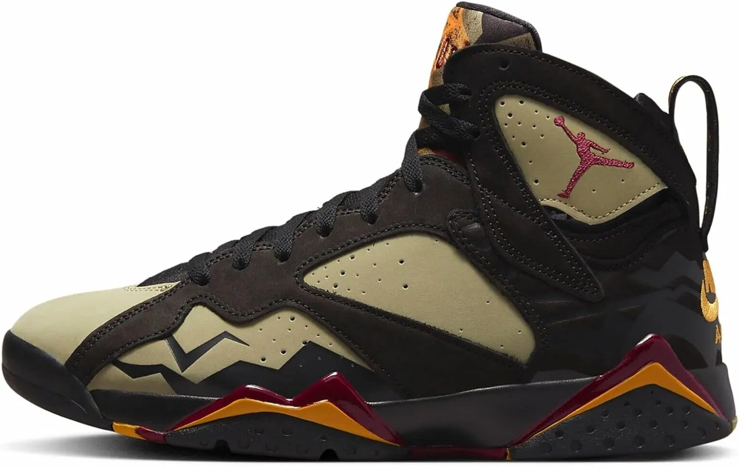 Men's Jordan 7 Retro Flint White/Flint Grey-Black-Varsity Purple (CU9307 100)