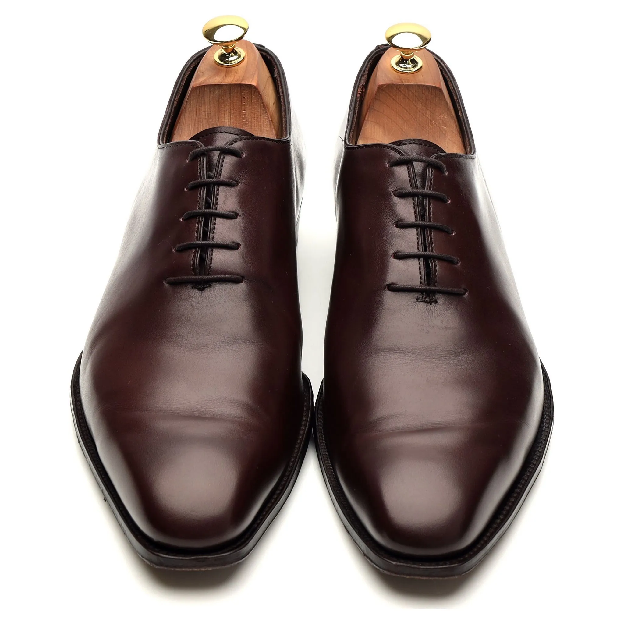 'Merlin' Burgundy Leather Wholecut Oxford UK 10 E