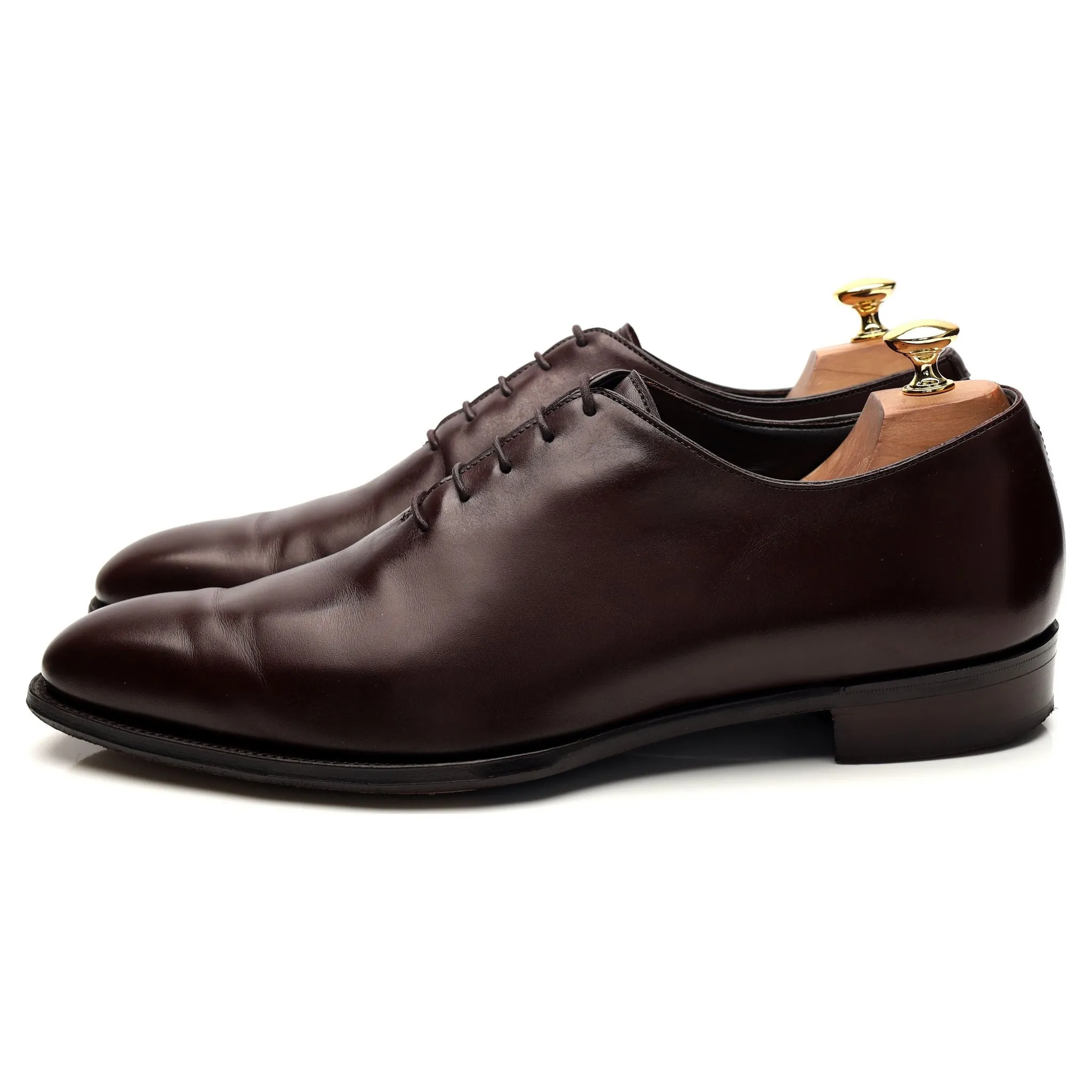 'Merlin' Burgundy Leather Wholecut Oxford UK 10 E