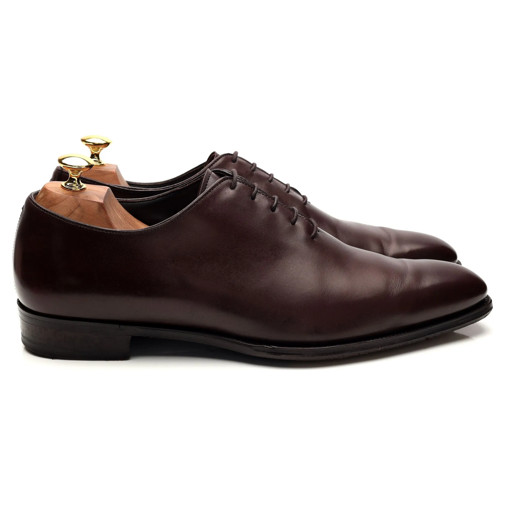 'Merlin' Burgundy Leather Wholecut Oxford UK 10 E