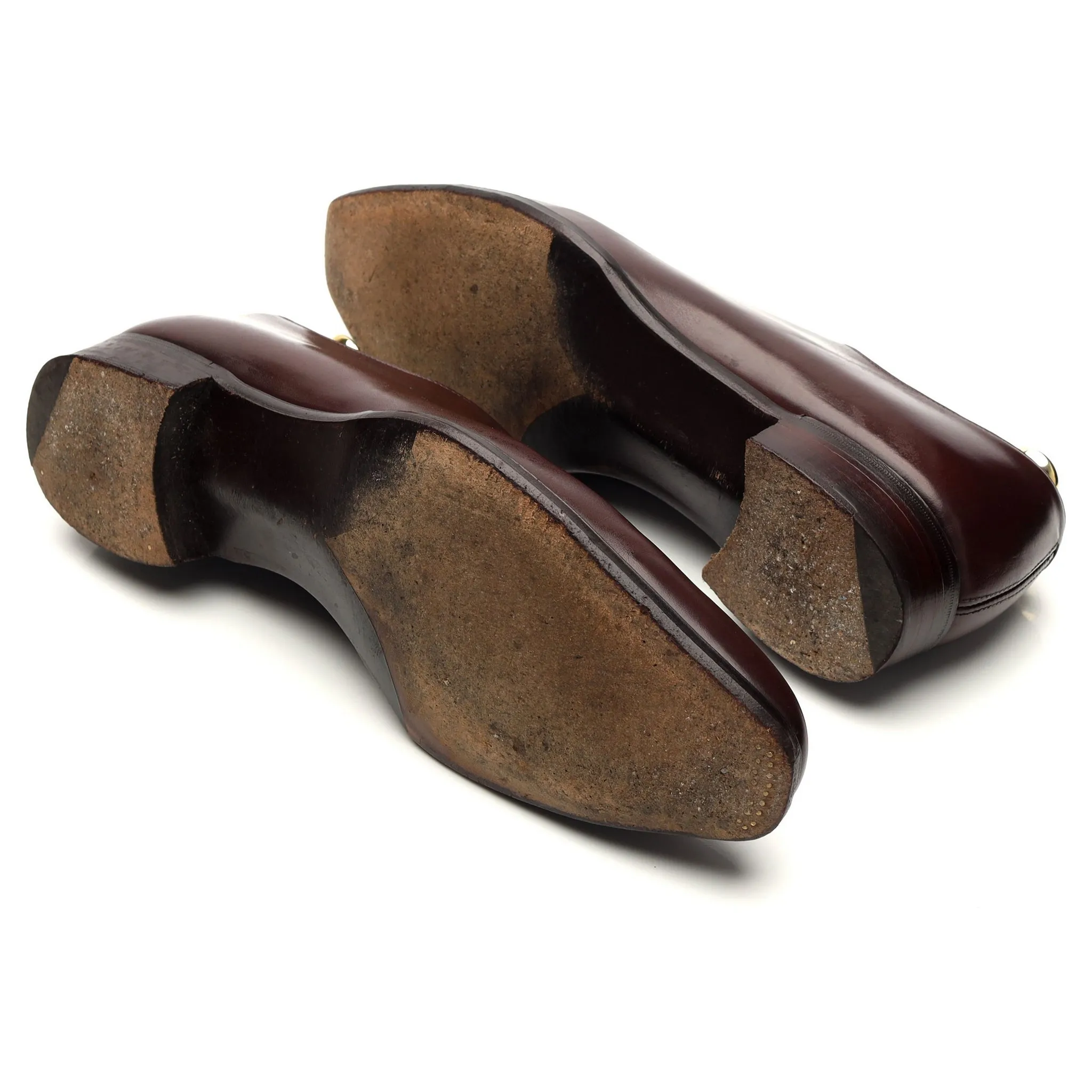 'Merlin' Burgundy Leather Wholecut Oxford UK 10 E