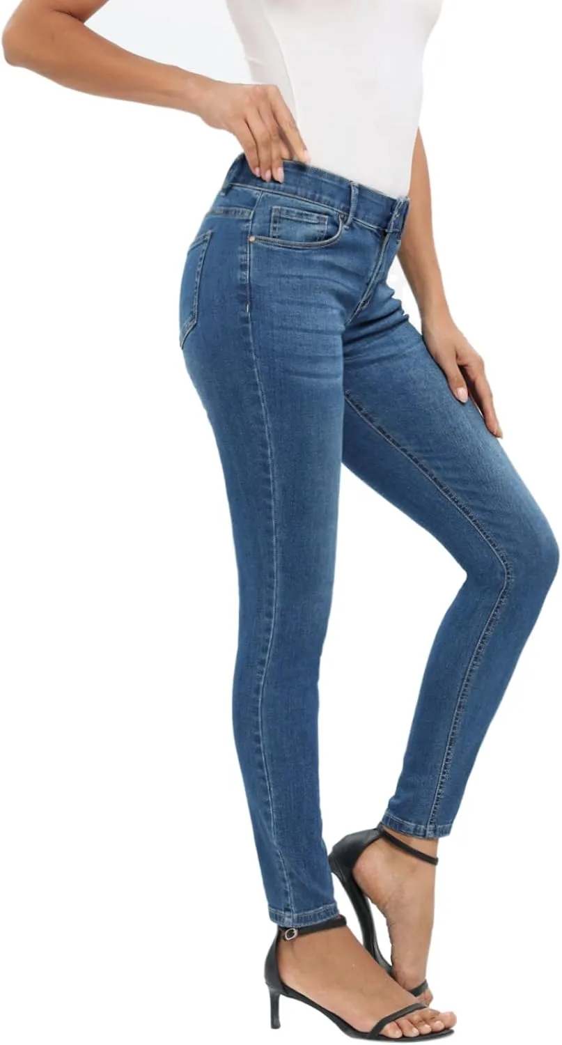 MetHera Women's Le Mel Classic Stretch Skinny Shaping Jeans
