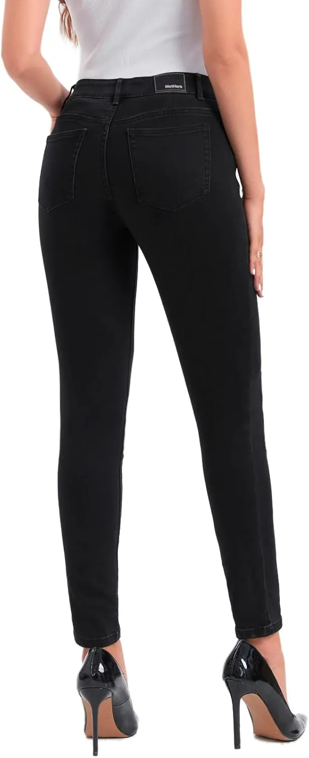 MetHera Women's Le Mel Classic Stretch Skinny Shaping Jeans