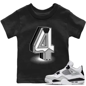 Military Kids Statue Four Returning customer offer Tops Air 4 - Premium at a great Jordan Black