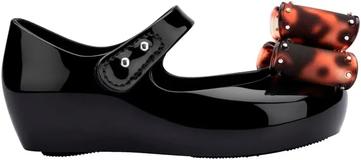 mini melissa Ultragirl Classic Bow Mary Jane Flats for Babies & Toddlers