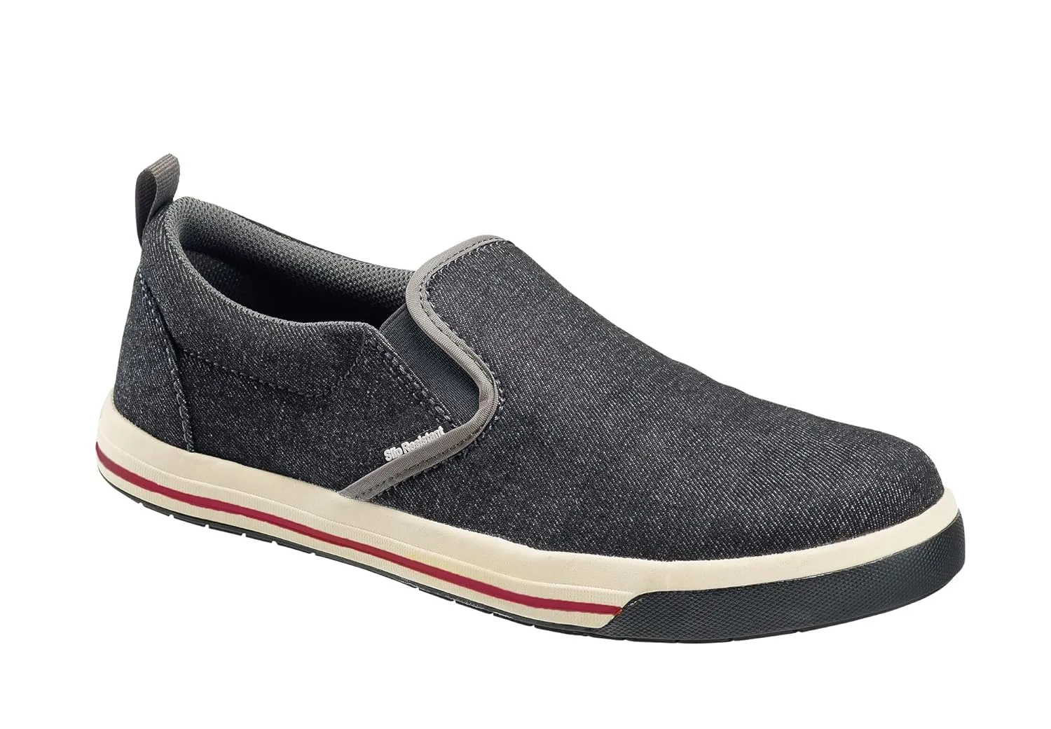 Nautilus Westside Women's Casual Work Shoe by FSI: Oil and Slip Resistant, Steel Safety Toe, Premium Textle Upper, N1435-Charcoal, Size 6 Medium Width