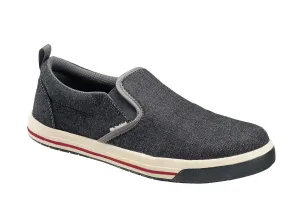 Nautilus Westside Women's Casual Work Shoe by FSI: Oil and Slip Resistant, Steel Safety Toe, Premium Textle Upper, N1435-Charcoal, Size 6 Medium Width