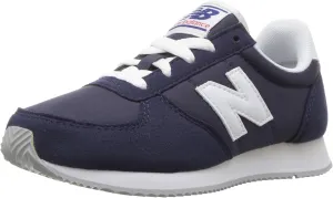 New Balance Kid's 220 V1 Sneaker, Navy/White, 5.0 Youth / 6.5 -Women