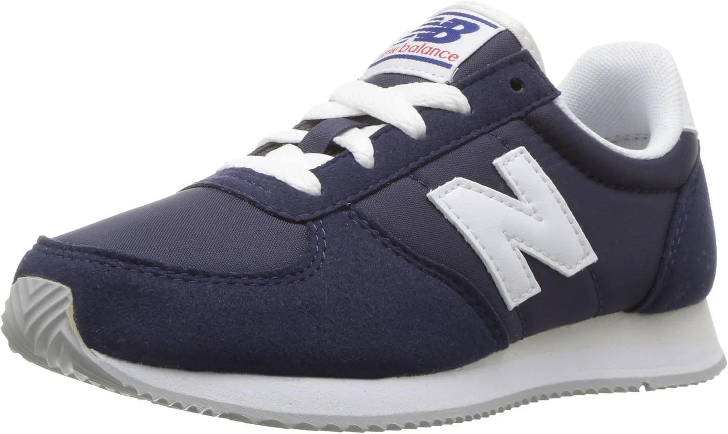 New Balance Kid's 220 V1 Sneaker, Navy/White, 5.0 Youth / 6.5 -Women