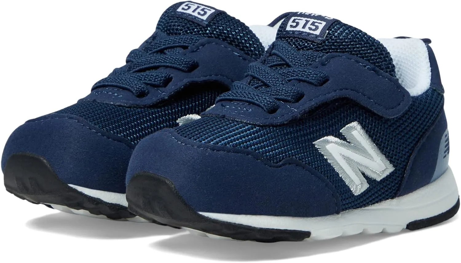 New Balance Kid's 515 V1 New-b Hook and Loop Sneaker, Nb Navy/White, 5.5 X-Wide Toddler