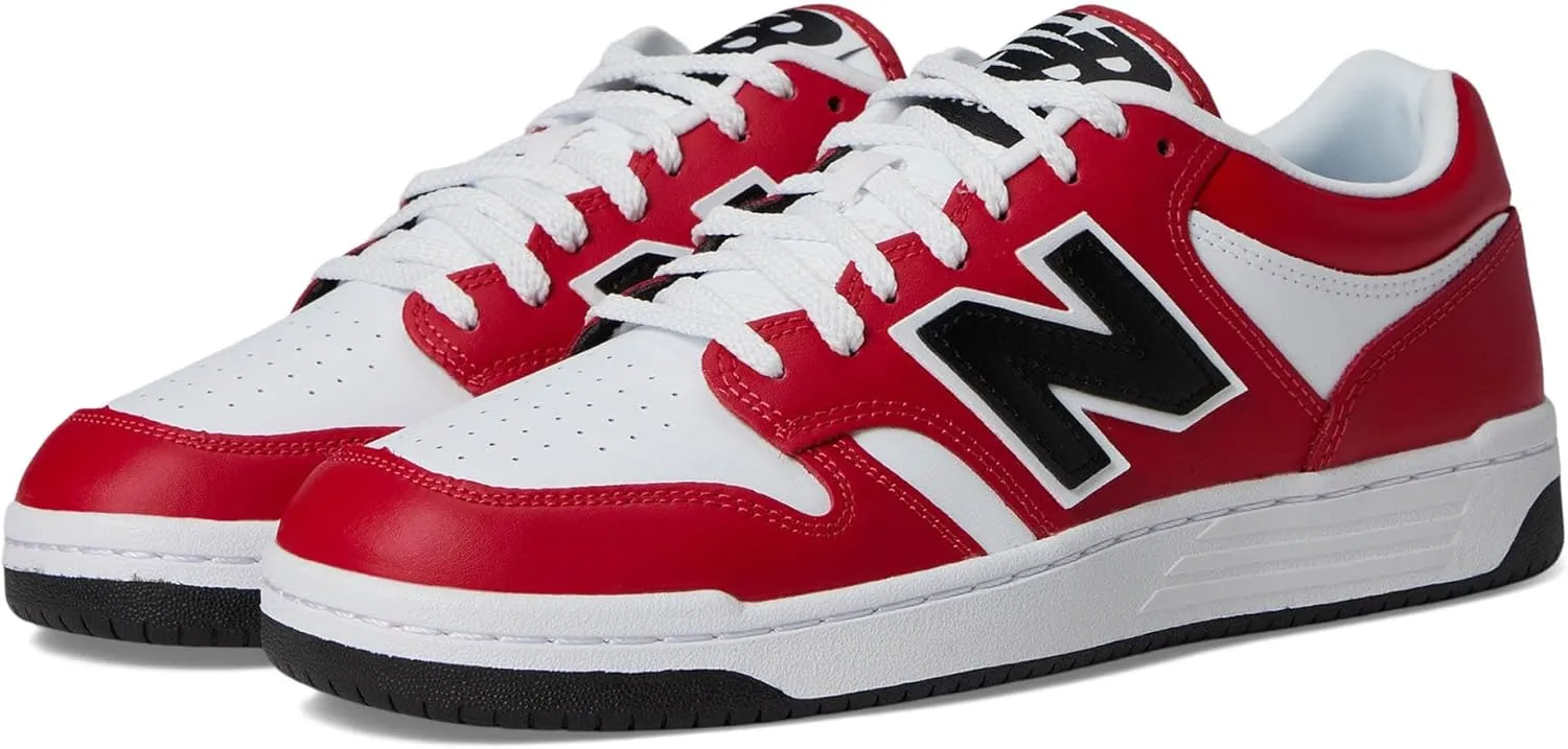 New Balance Men's 480 Sneaker, Team Red/White, 11.5