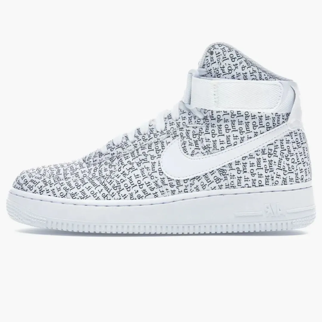 Nike Air Force 1 High Just Do It Pack White (women's)