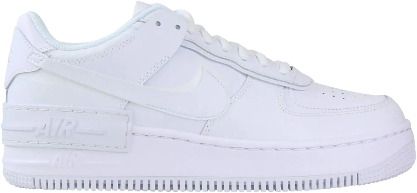 Nike Air Force 1 Shadow Women's Shoes (CI0919-100, White/White/White)