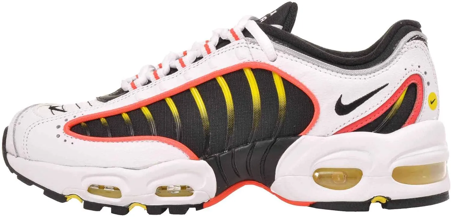 Nike Air Max Tailwind IV GS Running Trainers BQ9810 Sneakers Shoes (UK 6 US 6.5Y EU 39, White Black Bright Crimson 105)