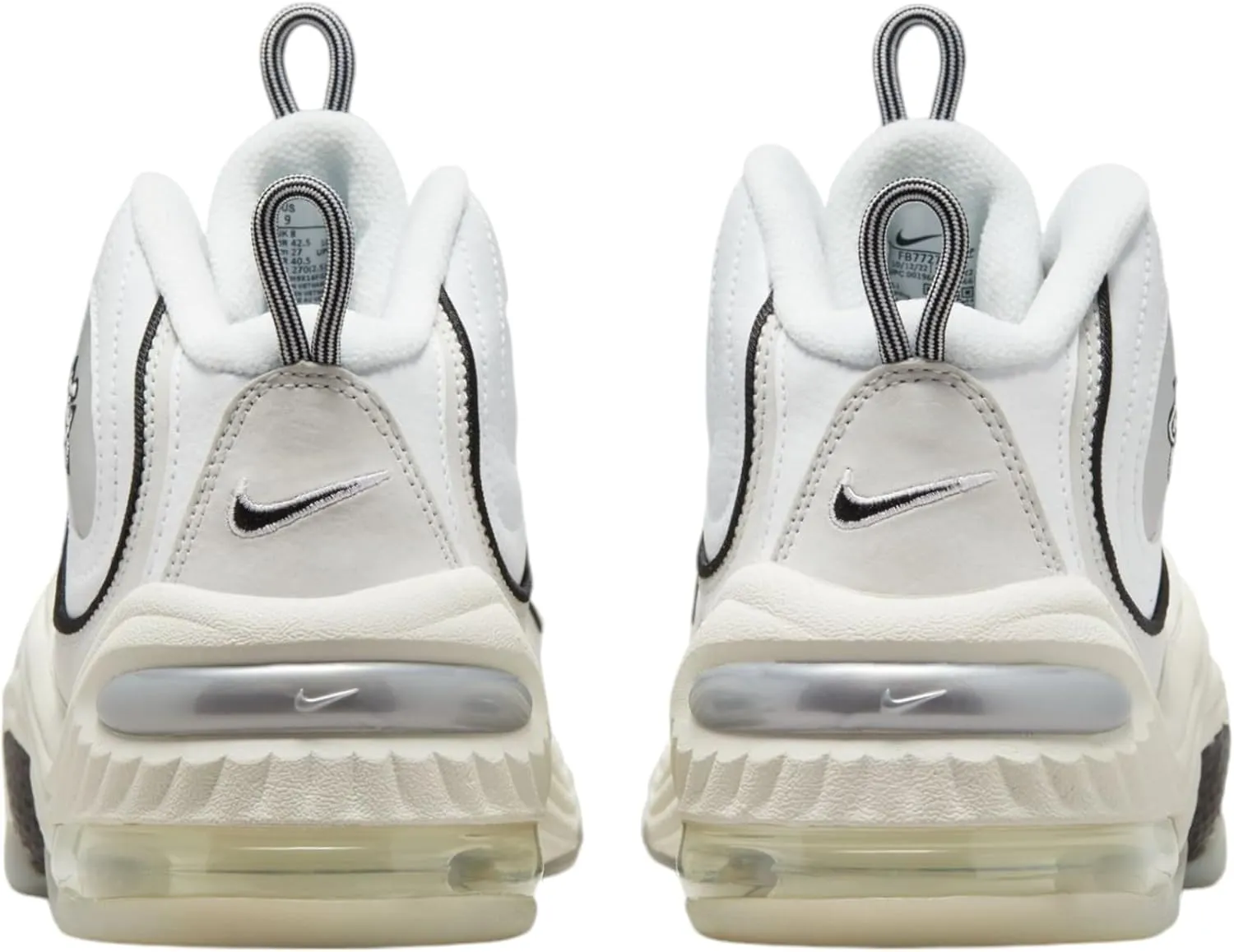 Nike Men's Air Penny 2 Sneaker - Black, 3.5