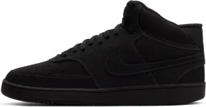 Nike Mens Court Vision Mid Sneaker, Black 001, 12