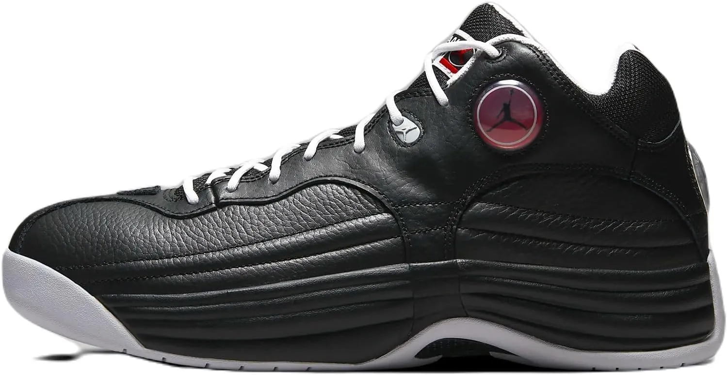 Nike Mens Jordan Jumpman Team I Basketball Shoes, Black/White/Varsity Red, 10 M US