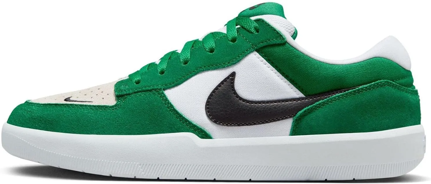 Nike SB Force 58 Skate Shoes (DV5477-300, Pine Green/White/White/Black) Size 10