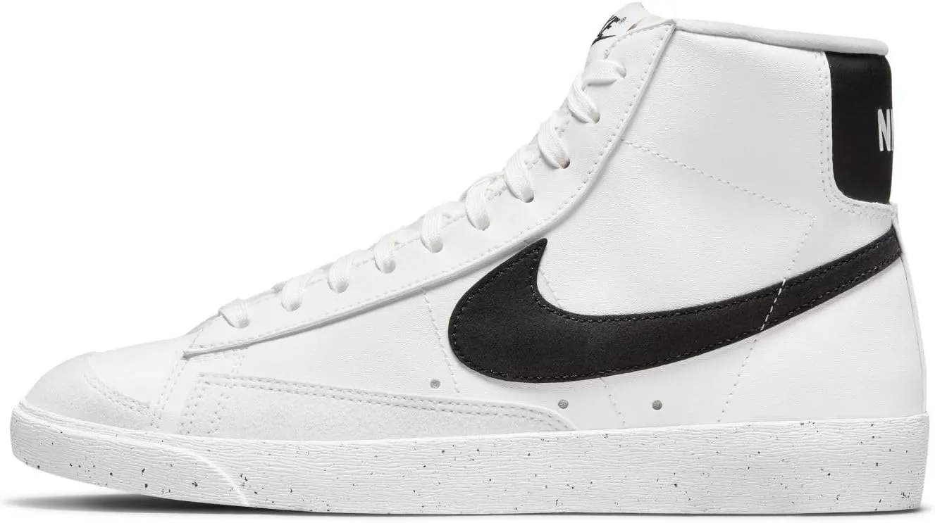 Nike Women's Shoes Sneaker, White Black, 7.5 AU