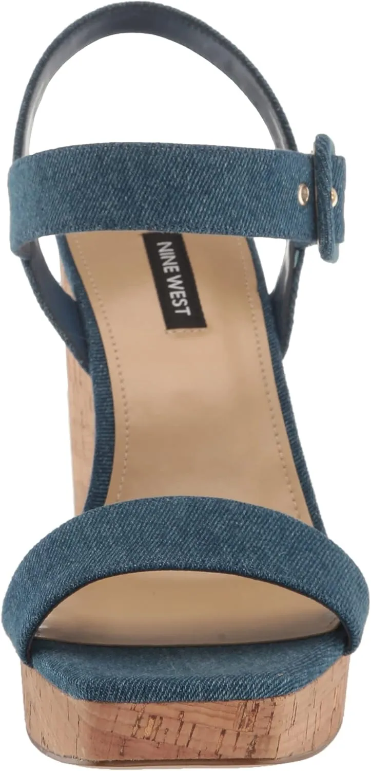 Nine West Women's Courts Wedge Sandal