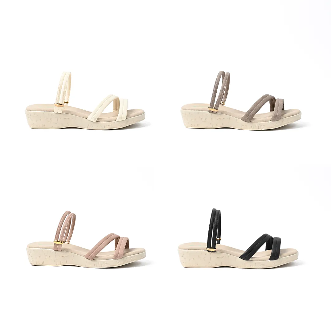 No.1852 Duo-way Strap Wedge Sandal