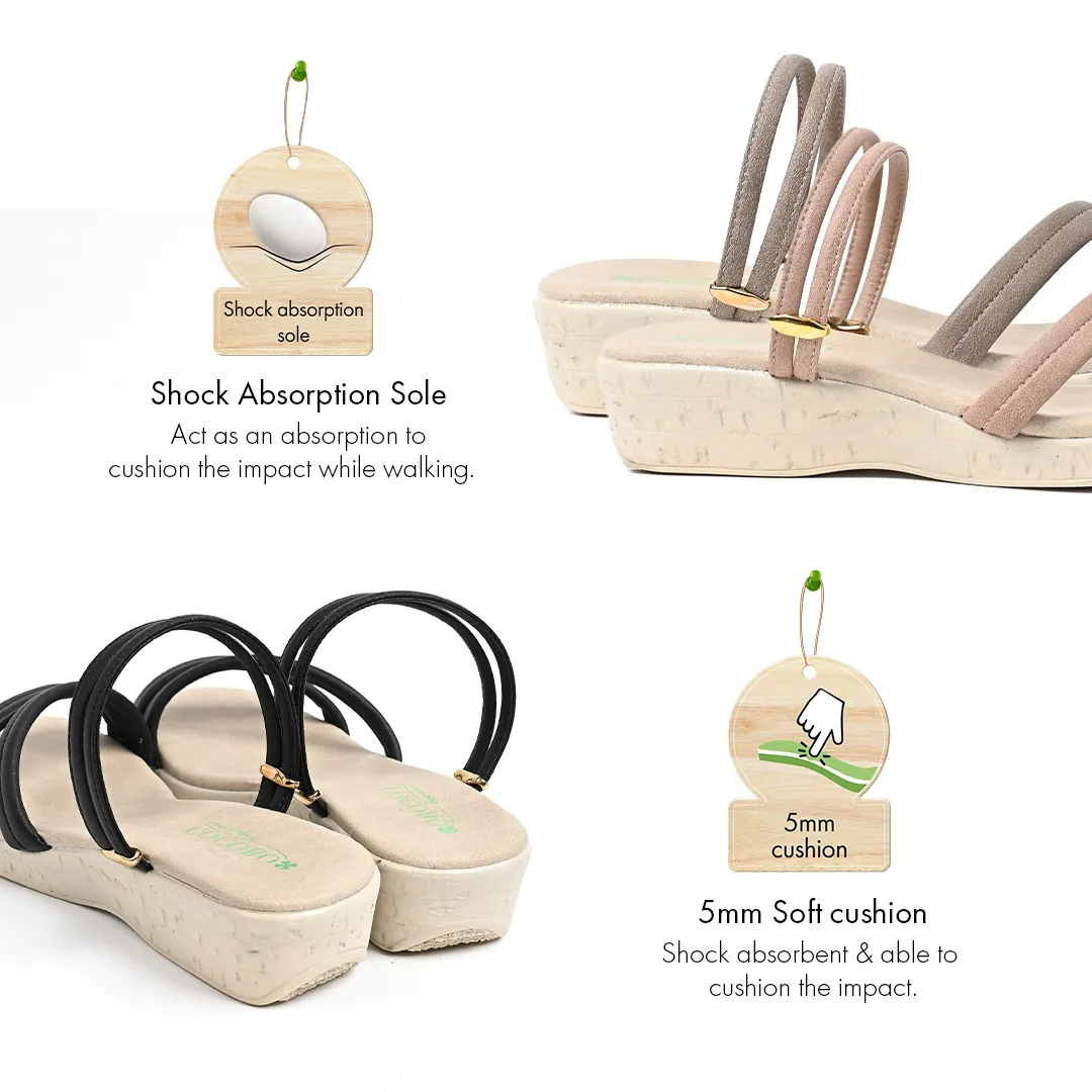 No.1852 Duo-way Strap Wedge Sandal