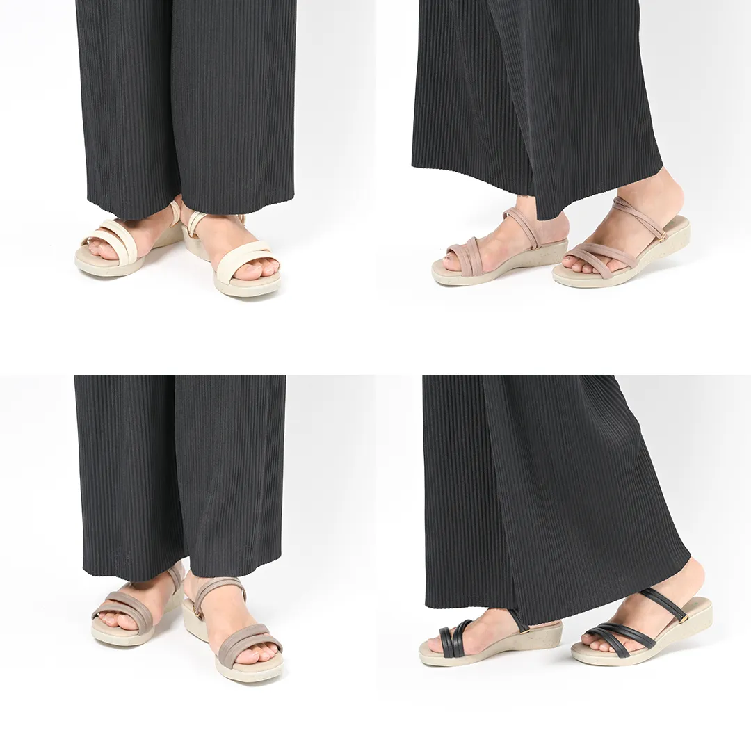 No.1852 Duo-way Strap Wedge Sandal