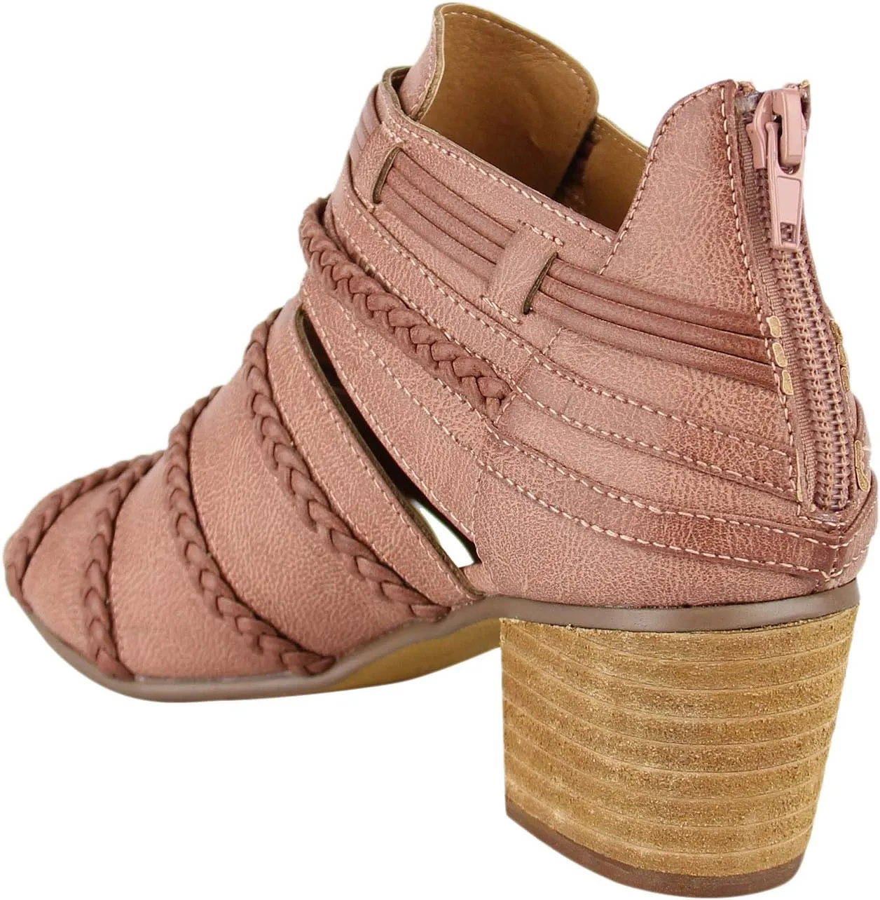 Not Rated Women's Two Inch Stacked Heel Heeled Sandal