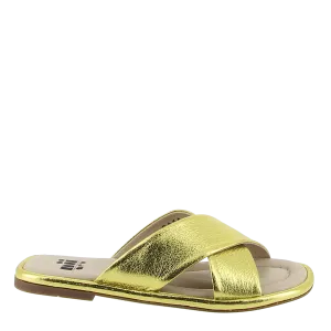 Nu By Neo Raya Metallic Yellow Slide